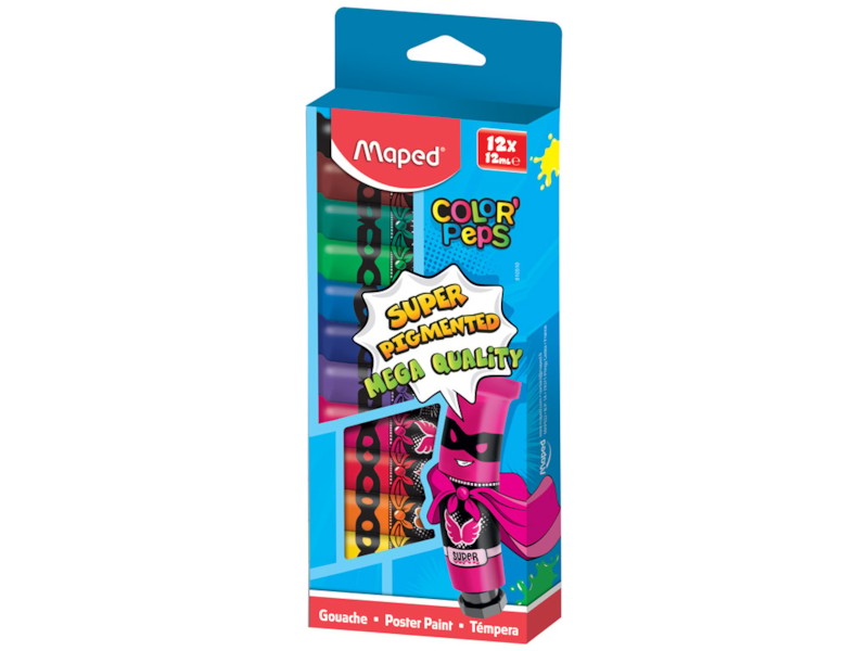 Tempera 12Ml 12/1 Maped Box X10