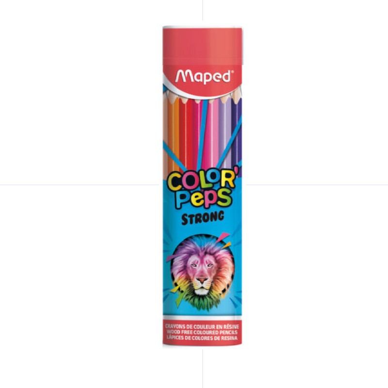 Ngjyra Te Drunit 12/1 Color Pencils Metal Tube Maped X24