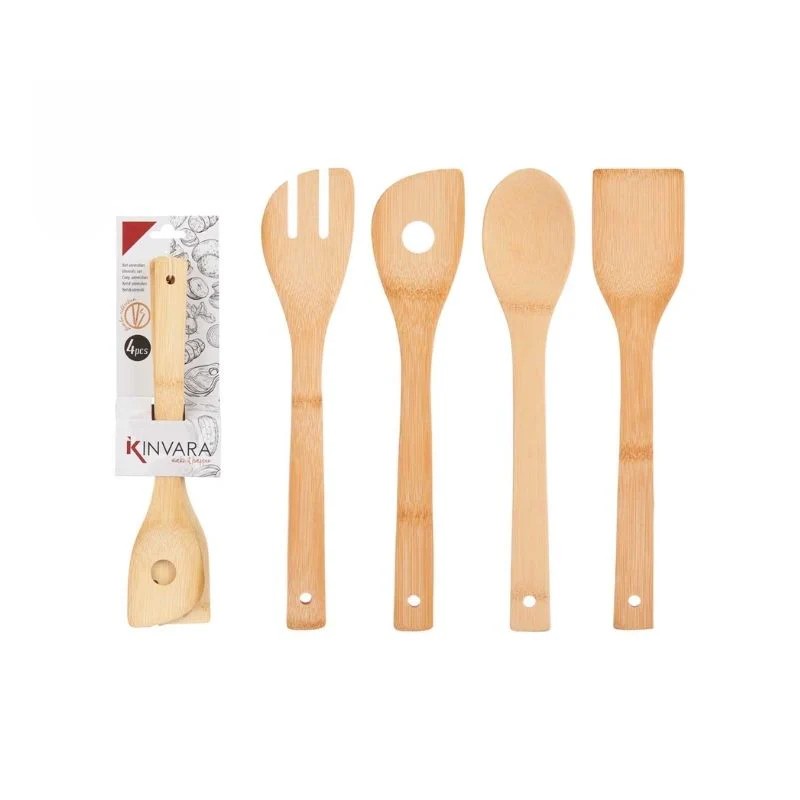 Set Lugë Druri Bamboo 4Cop