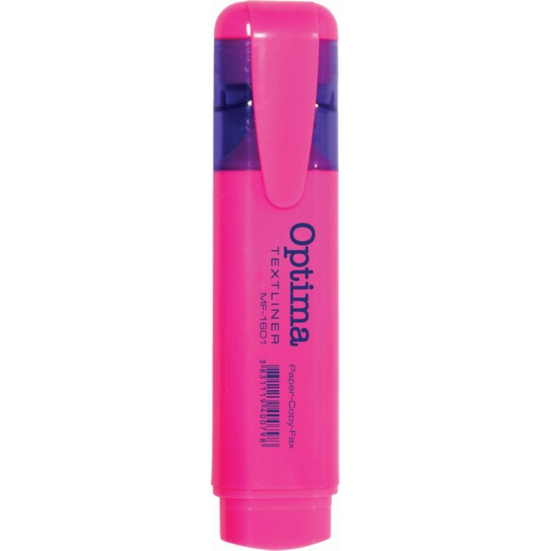 Marker Fluo Optima Mf-1601 Roza