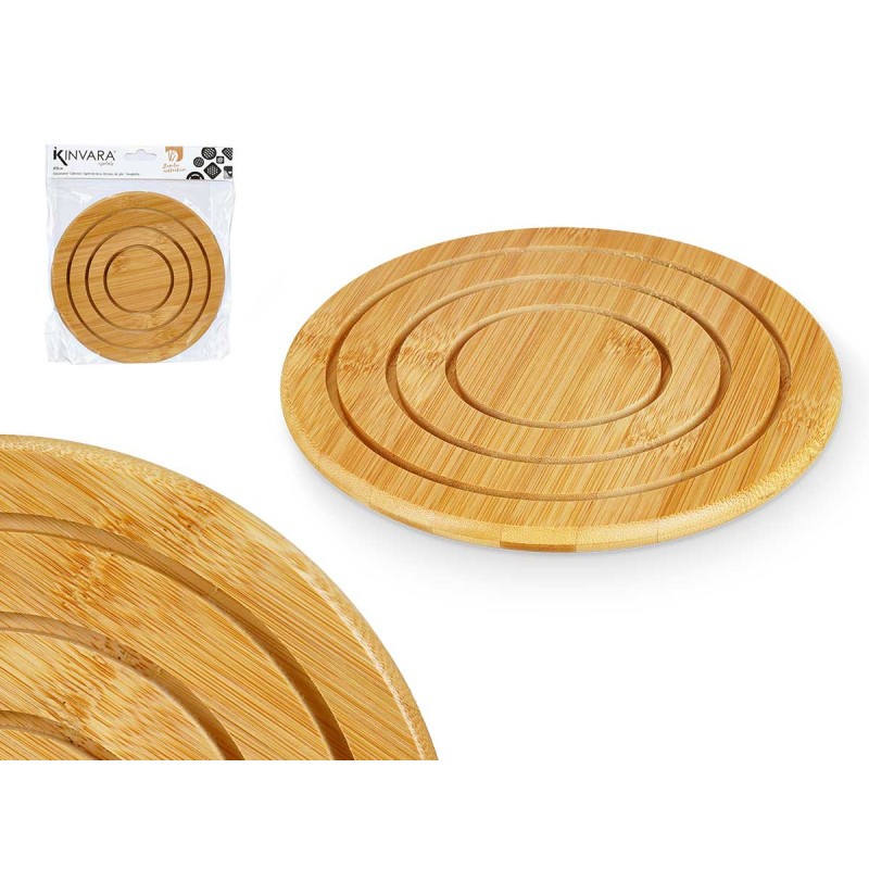 Shtresë Druri Bamboo Për Nxehtësi  (Rrubullakët)