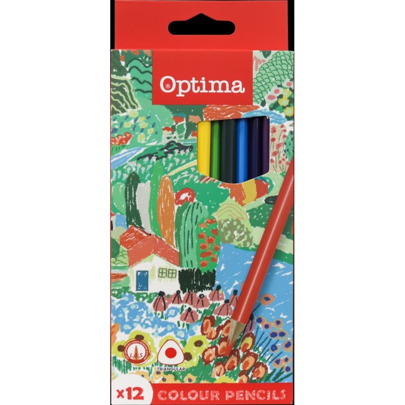 Ngjyra Druri Color Pencils 12/1 Optima