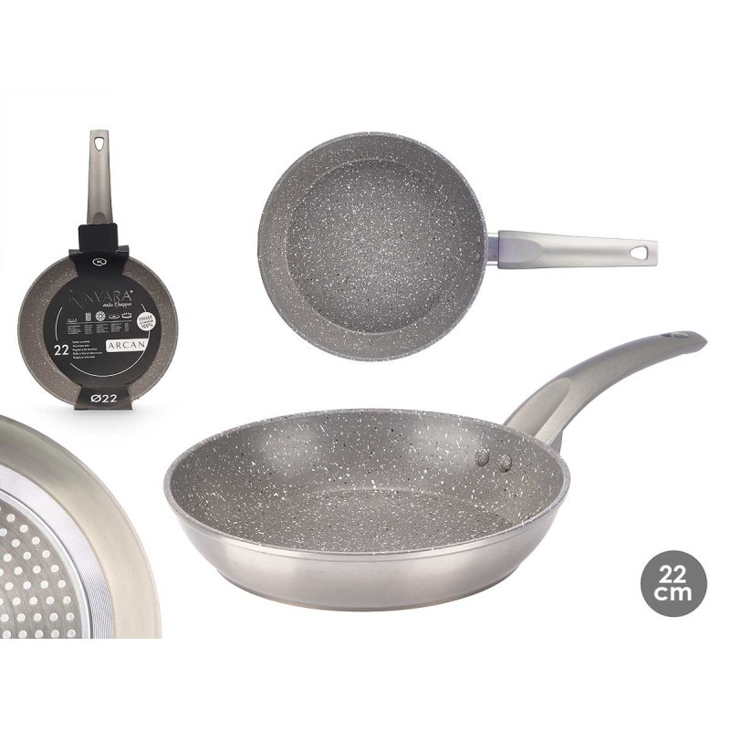 Tigan Alumini Anti-Ngjitës Për Pllaka Induksioni 22Cm