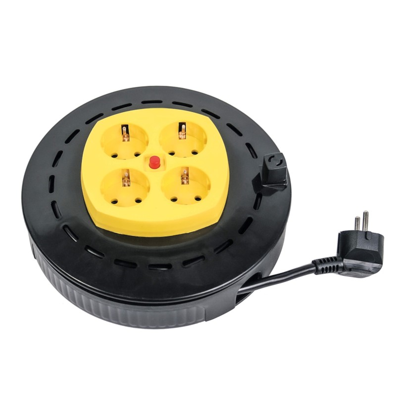 Makalon Rrul Kabllo 15M 4 Prizë 3X1.5Mm² Mk