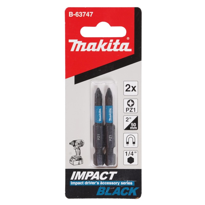 Makita B-63747 Bita Pz1 50Mm 2Pcs