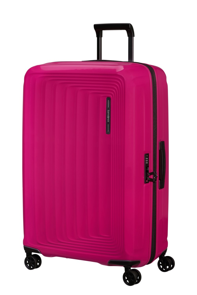 Samsonite-Nuon-Spinner 75/28 Exp Metallic Ruby