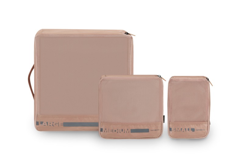 Samsonite-Pack-Sized-Set Of 3 Packing Cubes Rose