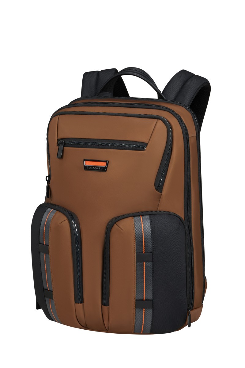 Samsonite-Urban-Eye-Backpack 15.6" 2Pkt Act Toffee/Apricot