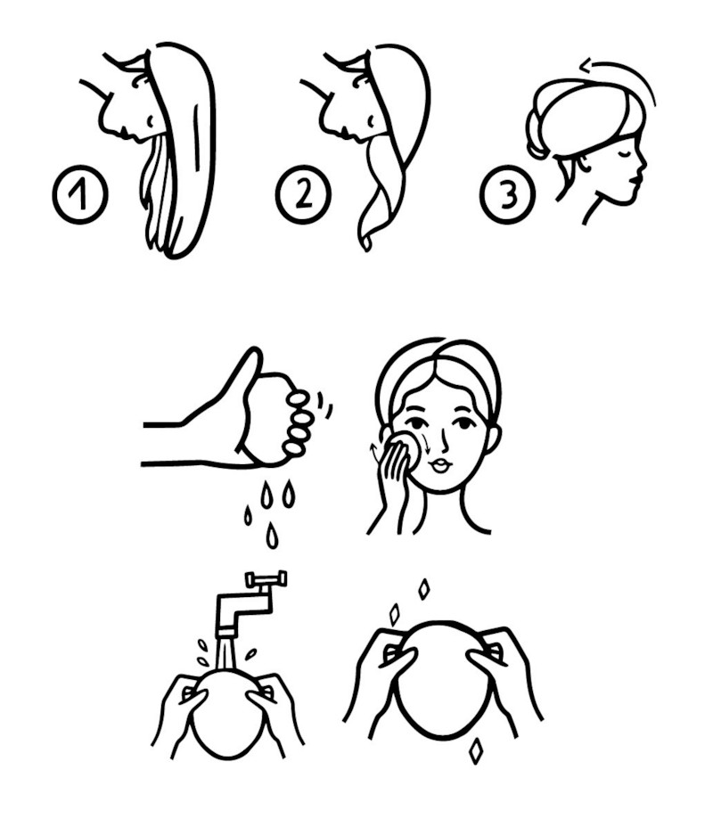 Glove Makeup White   Whit