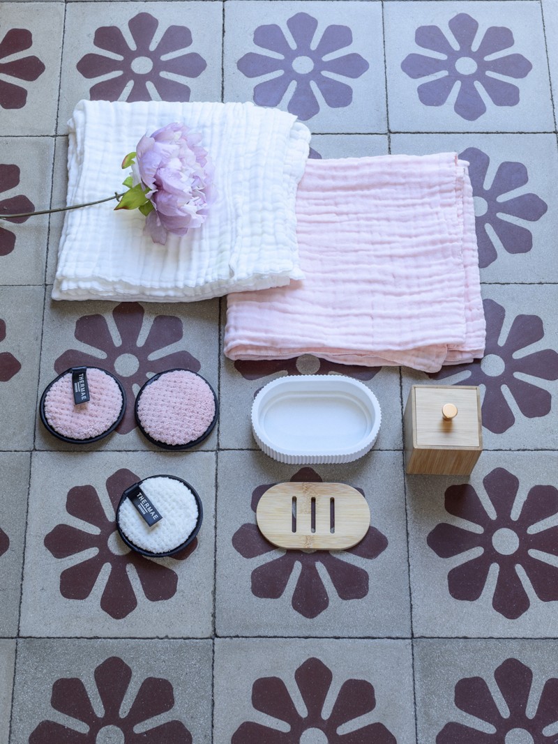 Muslin Towel Pink    Pink