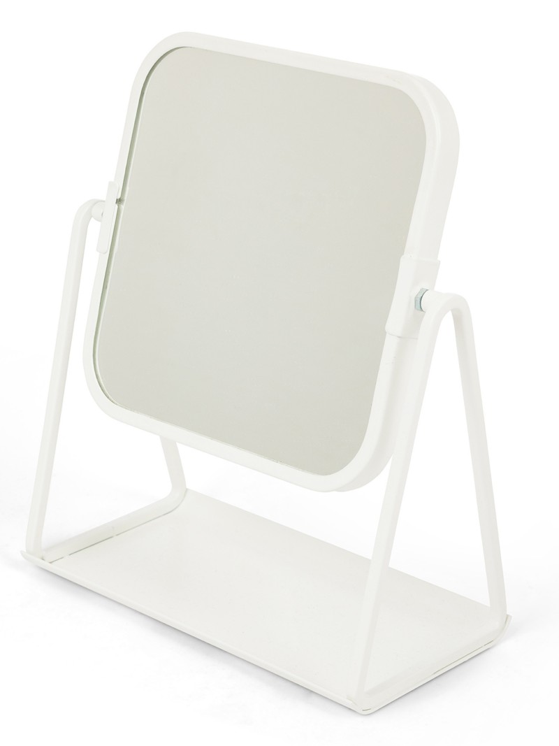 Mirror Square White H23 M