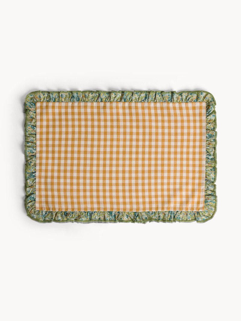 Mat Yellow Vichy Fri Mult