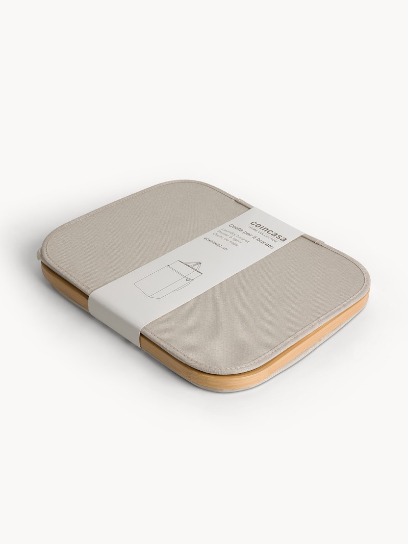 Laundry Basket White Whit