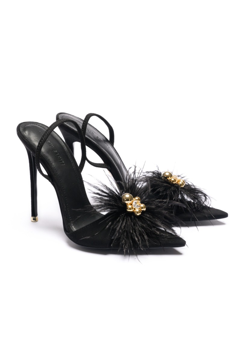 Rreze Black Dress Sandals