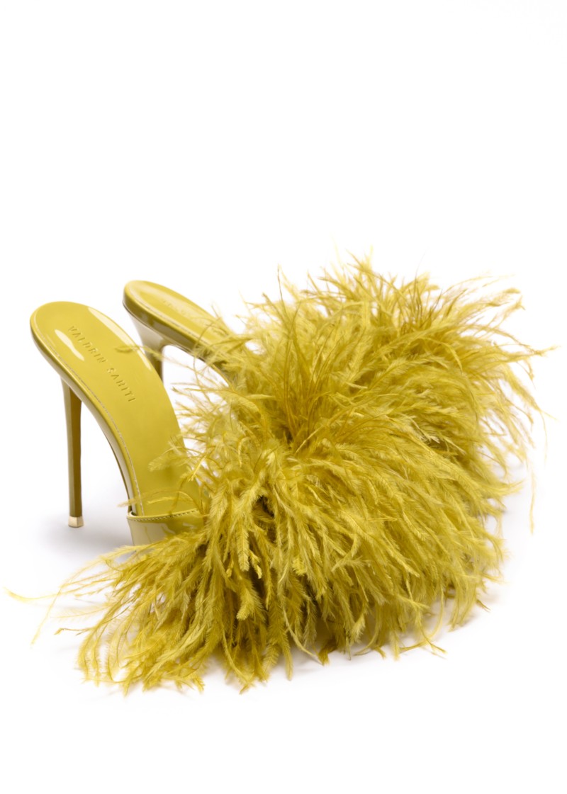 Eda Feather Mules