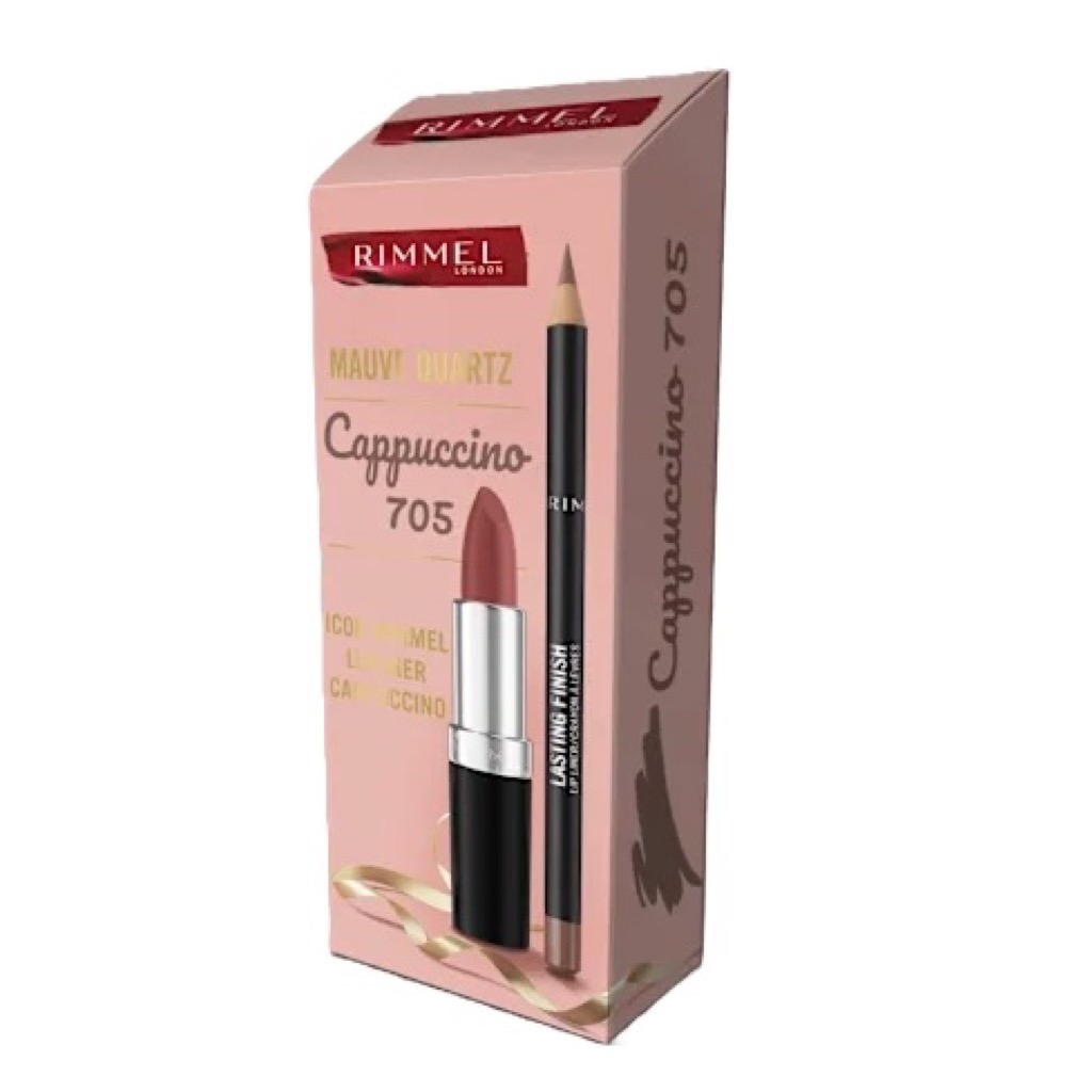 Rimmel Mauve Quartz&Lipliner Capuccino Set