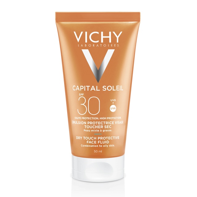Vichy Capital Soleil Dry Touch Face Fluid Spf30