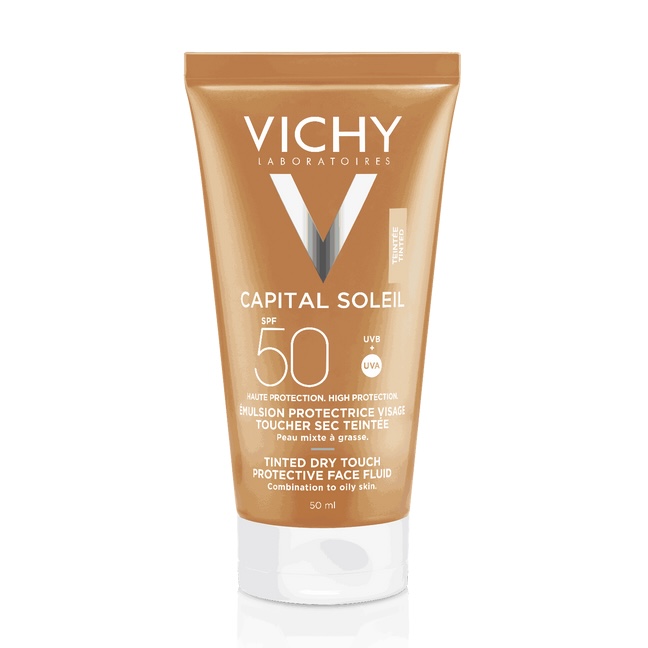 Vichy Capital Soleil Tinted Dry Touch Protective F