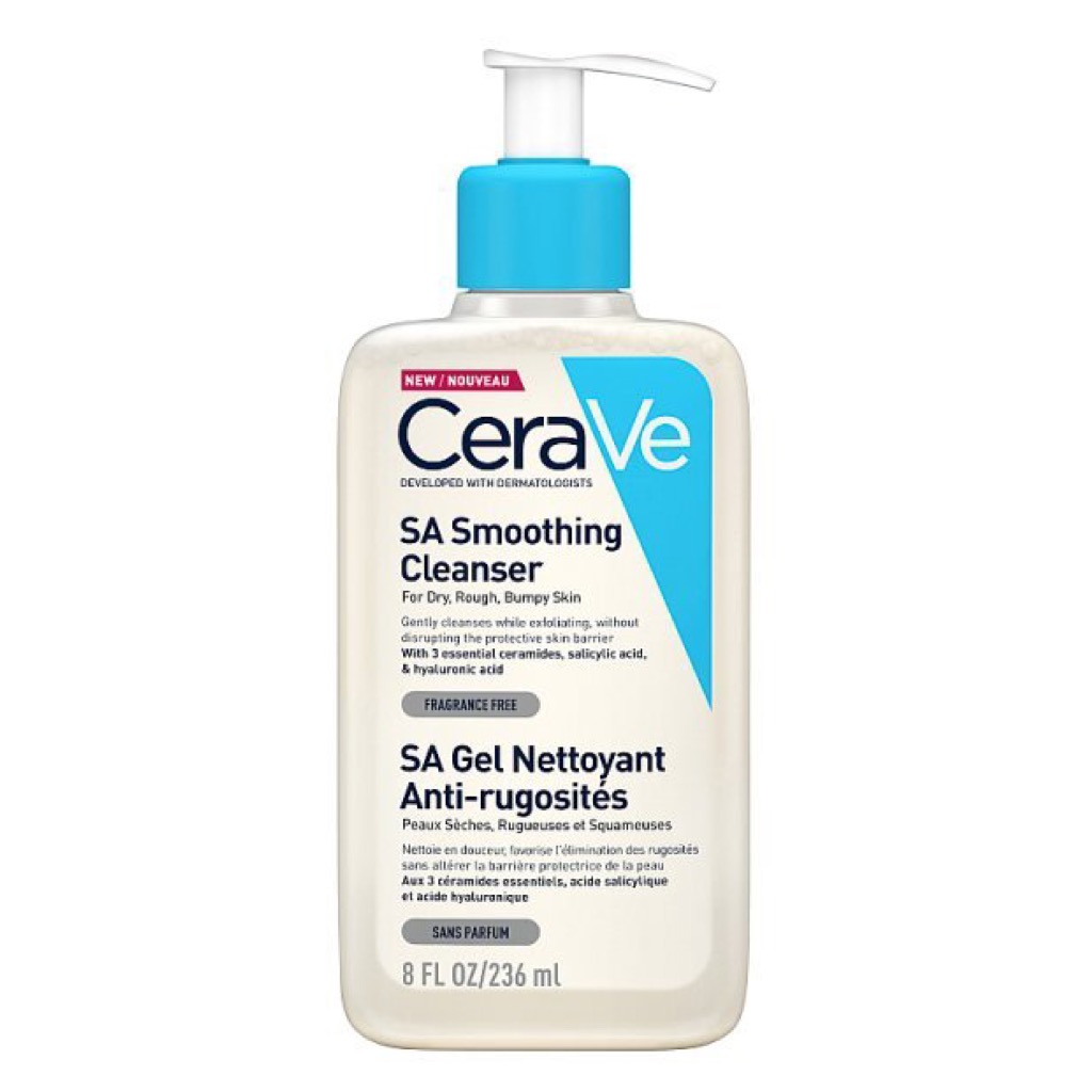 Cerave Sa Smoothing Cleanser For Dry, Rough, Bumpy
