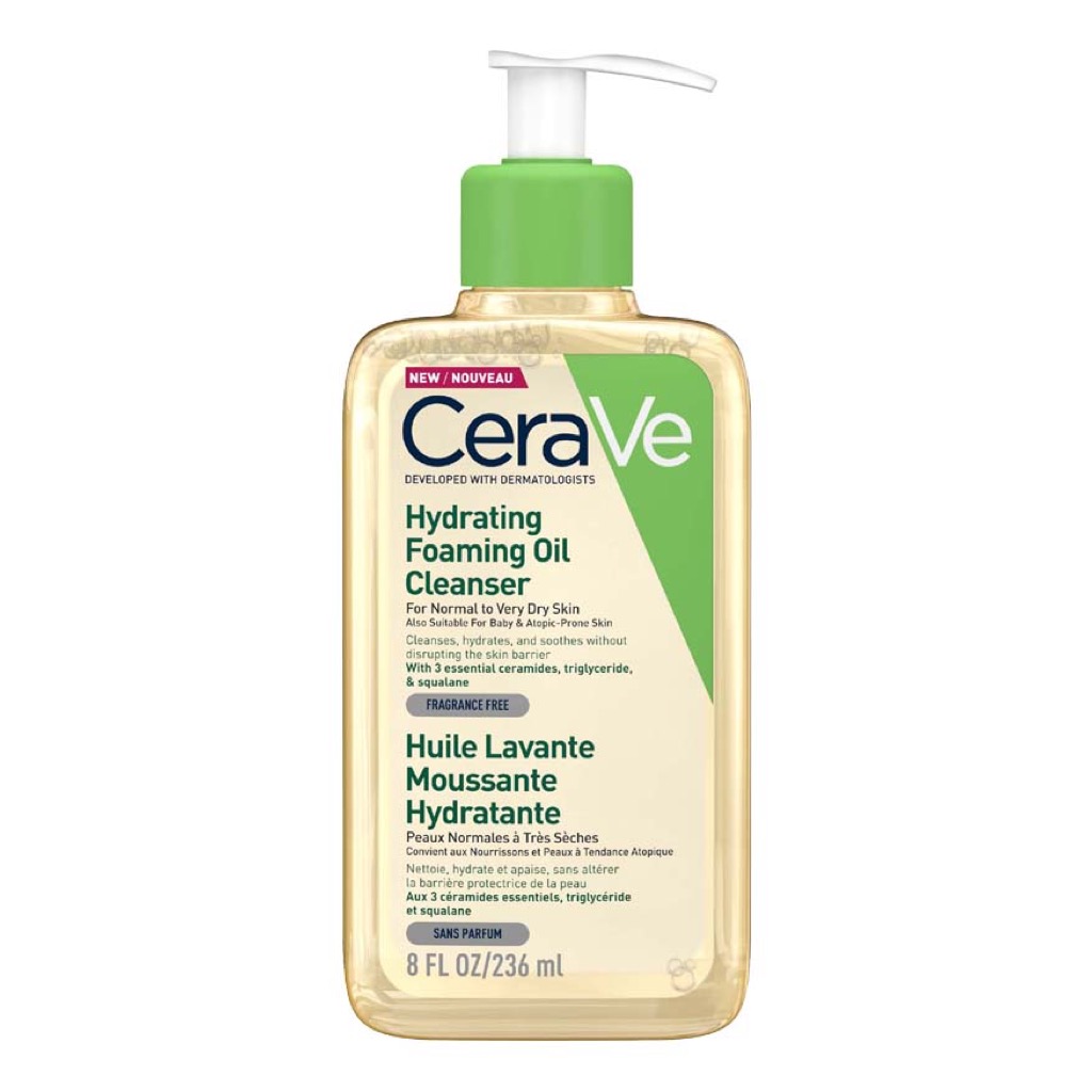 Cerave Hydrating Foaming Oil Cleanser