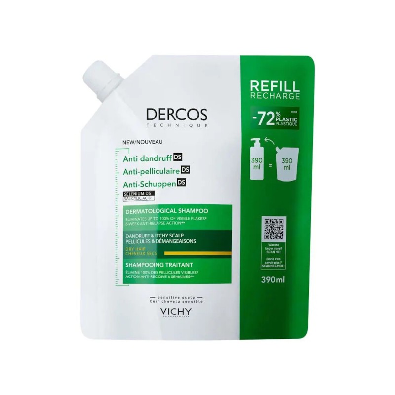 Vichy Dercos Anti Dandruff Shampoo For Dry Hair
