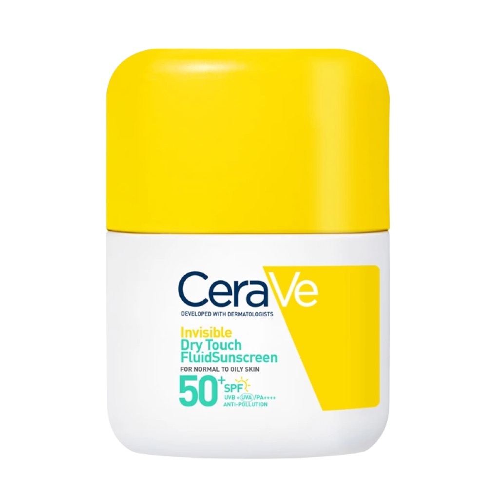 Cerave Invisible Dry Touch Fluid Sunscreen Spf 50+