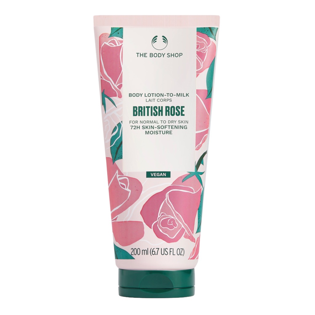 The Body Shop British Rose Lotion-To-Milk