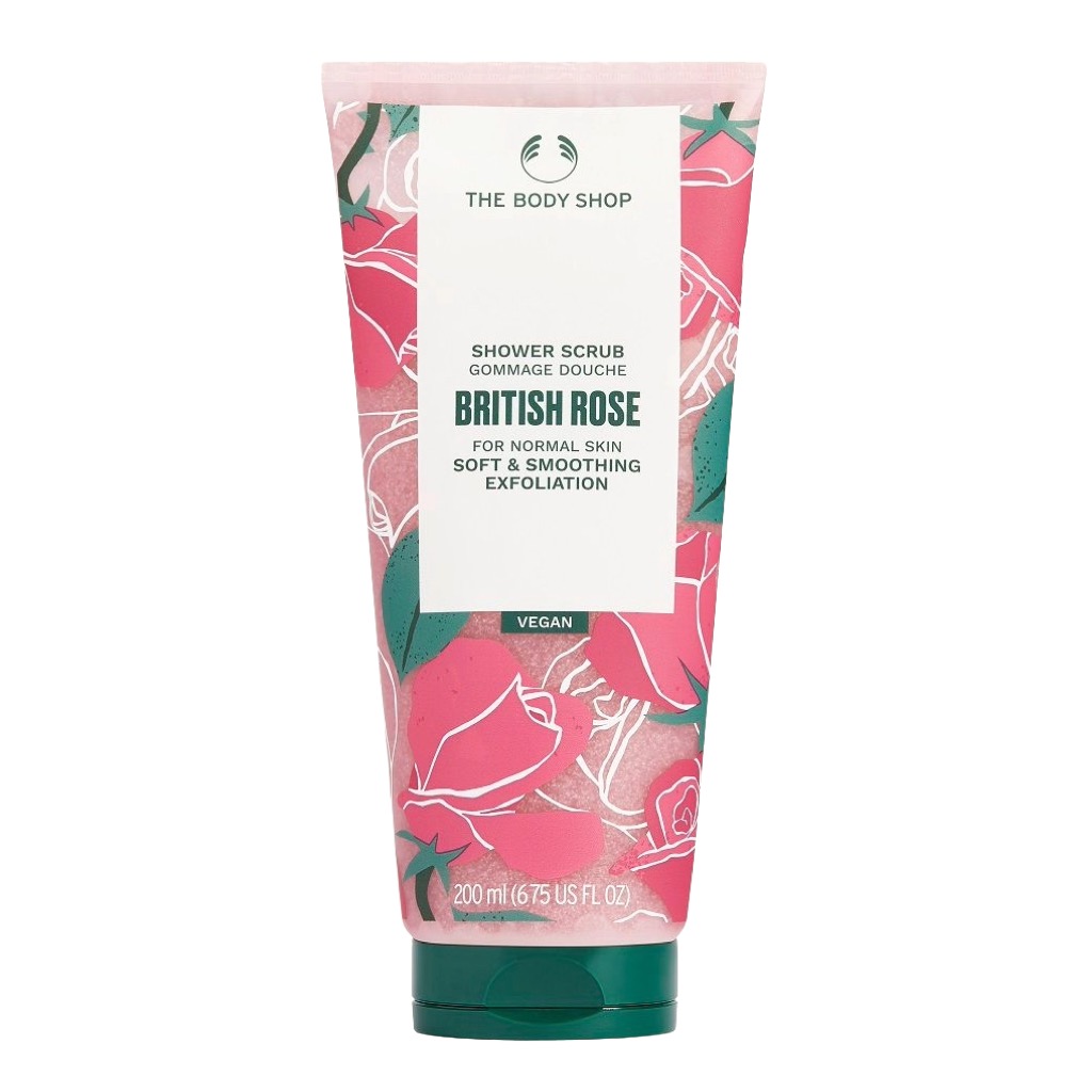 The Body Shop British Rose Shower Scrub