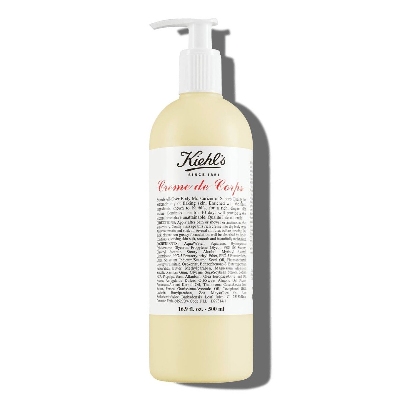 Kiehl's Creme De Corps Body Lotion With  Cocoa But