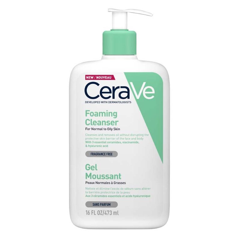 Cerave Foaming Cleanserfor Normal To Oily Skin