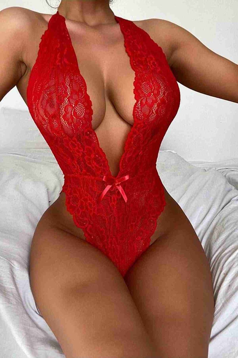 Nu-Ms3126 Lace Bodysuit